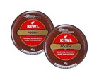 Kiwi Paste Shoe Polish - Dark Tan 40g  pack Of 2 