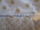 Pottery Barn Kids Gold Dot Crib Toddler Quilt Photo Shoot Sample Mark See