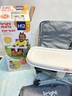 Bright Starts Pop  n Sit Portable Booster  Indoor outdoor Use  Floor Seat Used 1