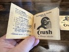 3 Vintage Orange Crush Advertising Crushy Soap Paper Sheets Booklet Drink Crush