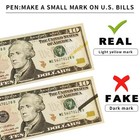 Counterfeit Money Bill Detector Pen     Easy To Use And Reliable Universal   