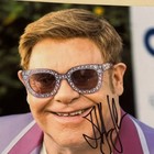 Elton John Signed Autographed 8x10 Color Photograph Beautiful Auto Photo W  Coa