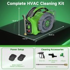 Wipcool Portable Hvac Cordless Coil Cleaning Machine  18v Lithium-ion 80w Ele   