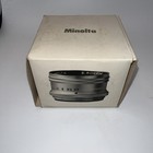 Minolta E Rokkor 1 4 5 F 75mm M39 Screw Enlarging Lens W bubble Case