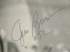 Jim Brown - Jsa Coa Autographed Signed Framed 11 X 14 Vintage Game Action Photo