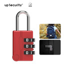 Lock Suitcase Travel Luggage 3 Digit Combination  Reset - Padlock - Black Color