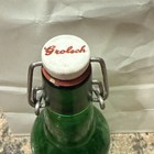 Vintage Grolsch Green Empty Beer Bottle W porcelian Swing Top Lid