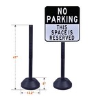 6 Pack Heavy Duty Portable Sign Holder Water Filled Base Fits Outdoor indoor Use