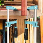 Shall 4-pack Bar Clamps 12-inch Drop Forged Steel Bar Clamps For Metal Working