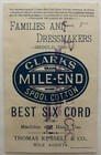 Antique Clark s Spool Cotton Birds Series Trade Card Autumn Sparrows