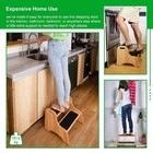 Wooden 2 Step Stools For Kids  Toddler With Non-slip Stepping Surface  Portable