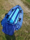 Qpau Heavy Duty Inflatable Snow Sled 63 5 Inch Canvas Cover 2 Person 500 Lbs