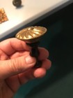 Rare Brass Ebony Apothecary  Victorian Spool Cabinet  Original Priced Per Pull