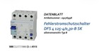 -new- Doepke Rccb Dfs 4 125-4 0 30- B Sk  Rcd Fi Switch 125a 300ma Type B 
