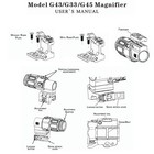 G45 5x G43 G33 3x Qd Magnifier 558 Red Green Dot Holographic Reflex Sight Scope