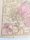 1866 Hand-colored Map Of  united States No 8  Mi   Wi Approx  11  X 9   20831
