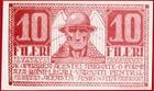 Romania 10 Fileri Timisoara 1919 Hungary Occupation Unc Free Shipping From 100 
