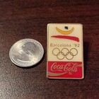 Vintage 1992 Coca-cola Coke Barcelona Olympics Lapel Hat Pin