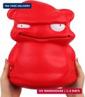 Anboor 9 8 Inch Jumbo Squishies Red Monster Kawaii Gaint Soft Toy Slow Rising Sc