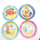 Lot Of 4 Disney Hercules 1990s Plastic Plates     Pegasus Megara Zeus Hercules