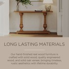 Maven Lane Arthur Traditional Wooden Console Table In Antiqued Natural Finish