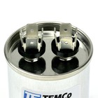 Temco 30 Uf mfd 370 Vac Volts Round Run Capacitor 50 60 Hz -lot-2