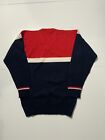 Vintage 70s Fila Italy Wool Knit Bjorn Borg Era Tennis V Neck Sweater Sz  44