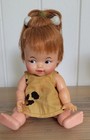 Vintage 1965 Ideal Pebbles Flintstone   Bam Bam W Hat   Club Flintstones Doll