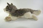 Russ Berrie Yomiko Classics Siberian Husky 16    Plush Stuffed Animal Brown Eyes