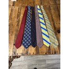 Mens Necktie Lot 6 Vintage Prep Ivy League Old Money Academia Classic