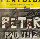  peter   The Star Catcher  Original Broadway Cast Signed Playbill W ticket Stub