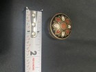 Vintage Brass Intricate Decorative Pill Box Collectible