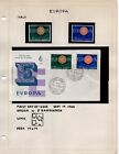 Europe 1960 Collection Of 17 Europa Fdcs