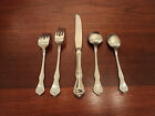 Rose Cascade By Reed   Barton Sterling Silver Flatware  5 Piece Place Setting