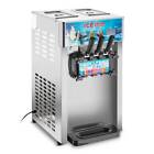 Commercial Electric Ice Cream Maker 3 Flavors Frozen Yogurt Ice Cream Machine