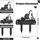 Grave Markers For Cemetery For Cat  Metal Grave Markers Yard Memorial Pet  De   