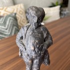 Honore Daumier The Scoffer Bonded Bronze Sculpture French Caricature Statue