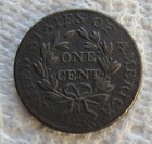 1803 1c Bn Draped Bust Large Cent Rare Early Date Type Coin  Xf Corroded