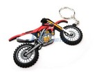 Rubber Keychain Key Chain Ring Dirt Bike Crf Xr I Kc01