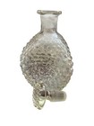 Hobnail Decanter Bottle Clear Glass Blown Pinch Barware Vintage 9 