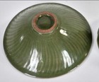 7-3 8  Chinese Yaozhou Celadon Glaze Bowl Birds   Floral Motif