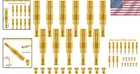 22 Pcs Carburetor Jet Kit - 11 Main   11 Pilot Jets For Pe Pwk Pz Cg Phbg Carbs 