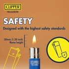 Clipper X Zig-zag Safe Clipper Mini Tube Refillable Lighters     White Colors