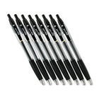 Pen gear Retractable Ballpoint Pens  1 0 Mm  Medium Point  Black Ink  8 Pack