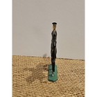 Lead Soldier On Horse Army Antique Partially Painted Infantry 2 75 In Figurine 