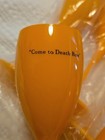 Veuve Clicquot Orange  Acrylic Champagne Flutes 6 Total  come To Death Row 