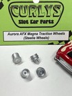 Curlys Slot Car Parts Aurora Afx Magna Traction Steelie Wheels Set Repro