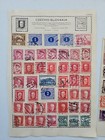 Czechoslovakia Stamps On 2 Pages  4 Sides  - Used