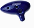 6 Hole Ocarina  Legend Of Zelda Ocarina Of Time Replica  blue   Christmas Gift I