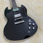 6-string Sg Electric Guitar With Cross-hatch Inlay  Mahogany Body  Free Shipping